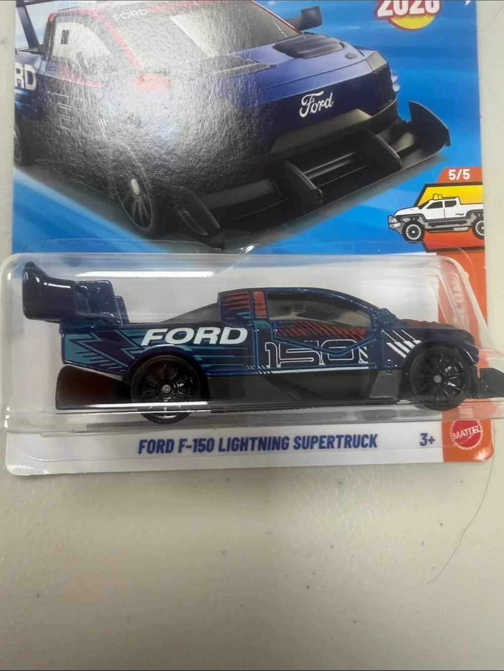 🚨Hot Wheels Ford F-150 Lightning Supertruck - Blue